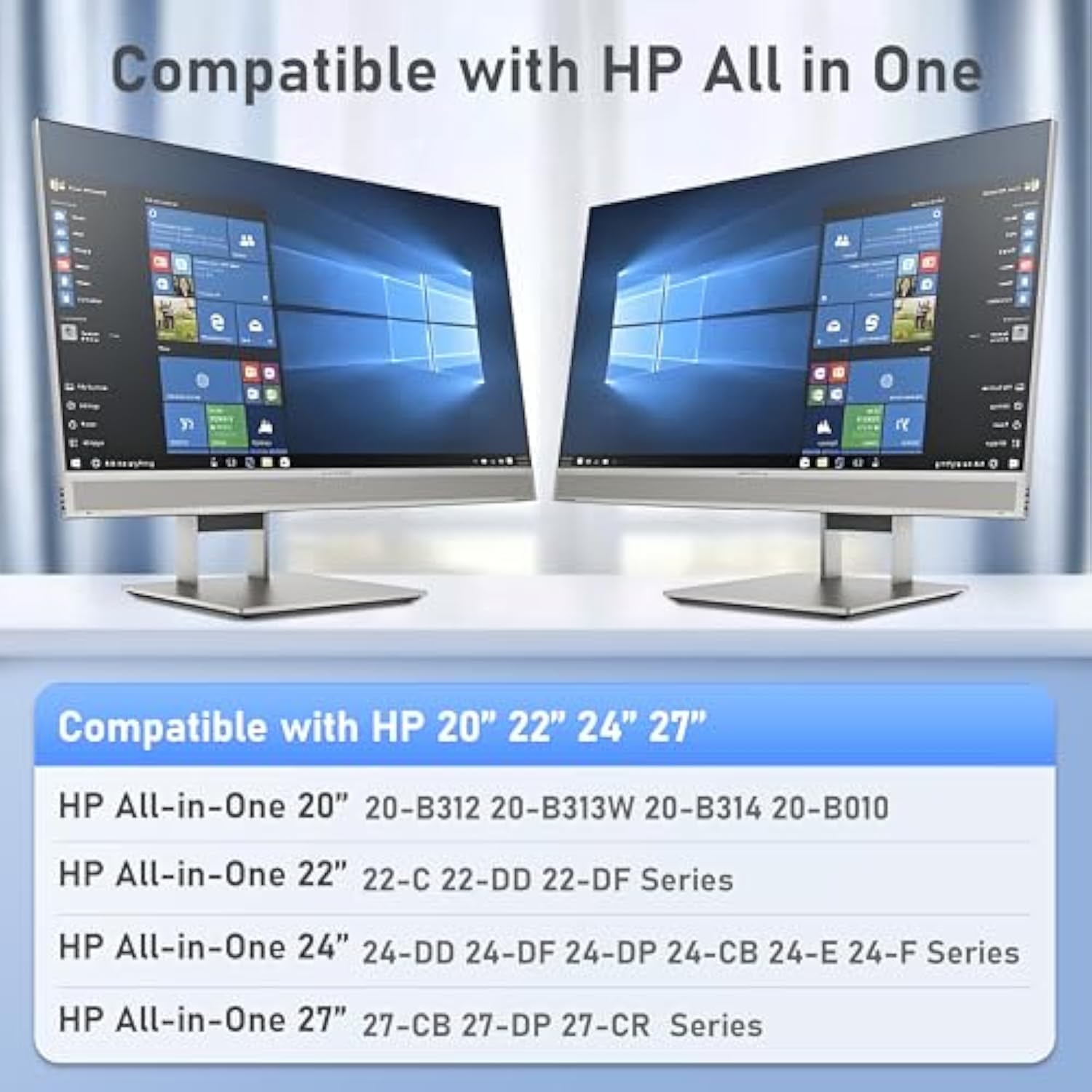 90W 65W Ac Adapter Power Cord For Hp All-In-One Desktop 22" 24" 24-Dd 24-Df 24