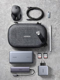Electronics Organizer Travel Case Cable Organizer Bag Waterproof Portable Storage Pouch For Charger, Cables, Usb Flash Drive, Power Bank, Memory Card, Travel Accessories Black