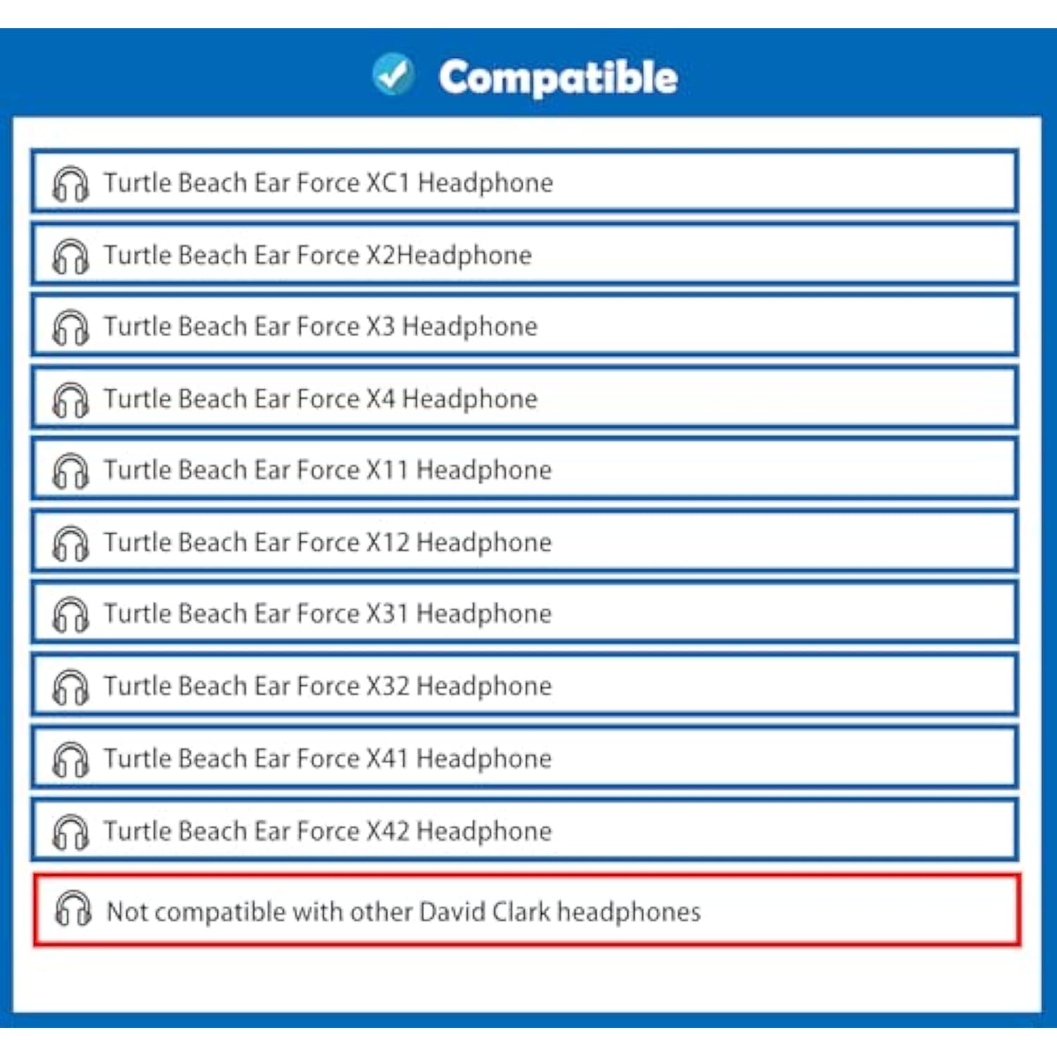 Professional Replacement Earpads Cushion Compatible With Turtle Beach Ear Force X11 X12 X2 X3 X31 X32 X4 X41 X42 Xc1 Headphones Ear Pads With Skin-Friendly Leather And Memory Foam