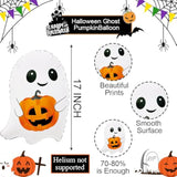 5Pc Halloween Ghost Foil Balloons – Spooky Party Decoration Set