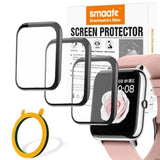 3D Screen Protector For P22, Compatible With Smartwatch Tykoit 1.5 Inch, P22 Donerton Popglory Canmixs Kalinco 1.4”, Dirrelo Fitpolo Gt01 1.55”, Curved Edge Full Coverage