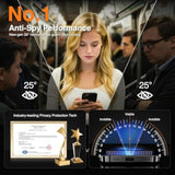 -4+2 Pack For Iphone 13 Pro Max Privacy Screen Protector[6.7 Inches] With Camera Lens Protector, [Drop Protection] 9H Hardness Full Coverage Anti-Spy Tempered Glass Film, Easy To Install