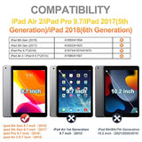 Ipad Case 6Th/5Th Generation, Ipad 9.7 2018/2017 Case For Kids-Heavy Duty Sili