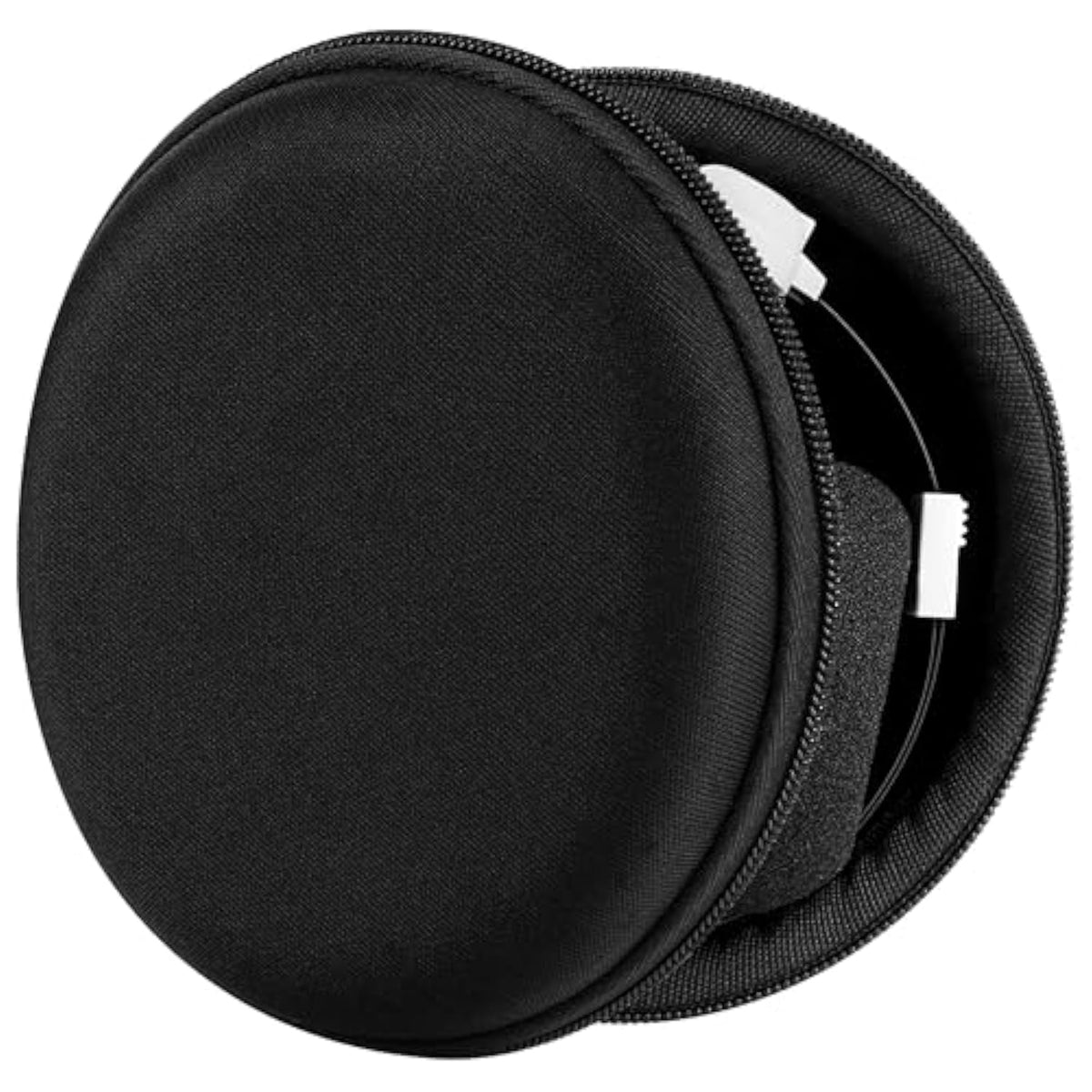 Geekria Shield Headphones Case Compatible with Koss Porta Pro PP, Sony Xperia Ear Duo True, Replacement Hard Shell Travel Carrying Bag (Black)