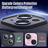 Designed For Iphone 15 Case, Compatible With Magsafe, With Privacy Screen Protectors X2, [Camera Protection] [15Ft Military Drop Protection] Shockproof Phone Case, 6.1", Black