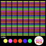 200 Pcs Mini Glow Sticks, Glow In The Dark Small Sticker For Easter Eggs Fillers Hunt Game Party Decor Easter Basket Stuffers Weddings Classroom Decorations Prizes