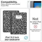 Case For Ipad 9Th/8Th/7Th Generation 10.2 Inch (2021/2020/2019 Model) With Pen
