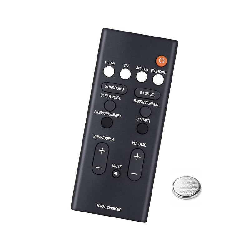 Replacement Remote Control Fsr78 Zv28960 For Yamaha Yas-207 Yas207 Yas-1080 Ya