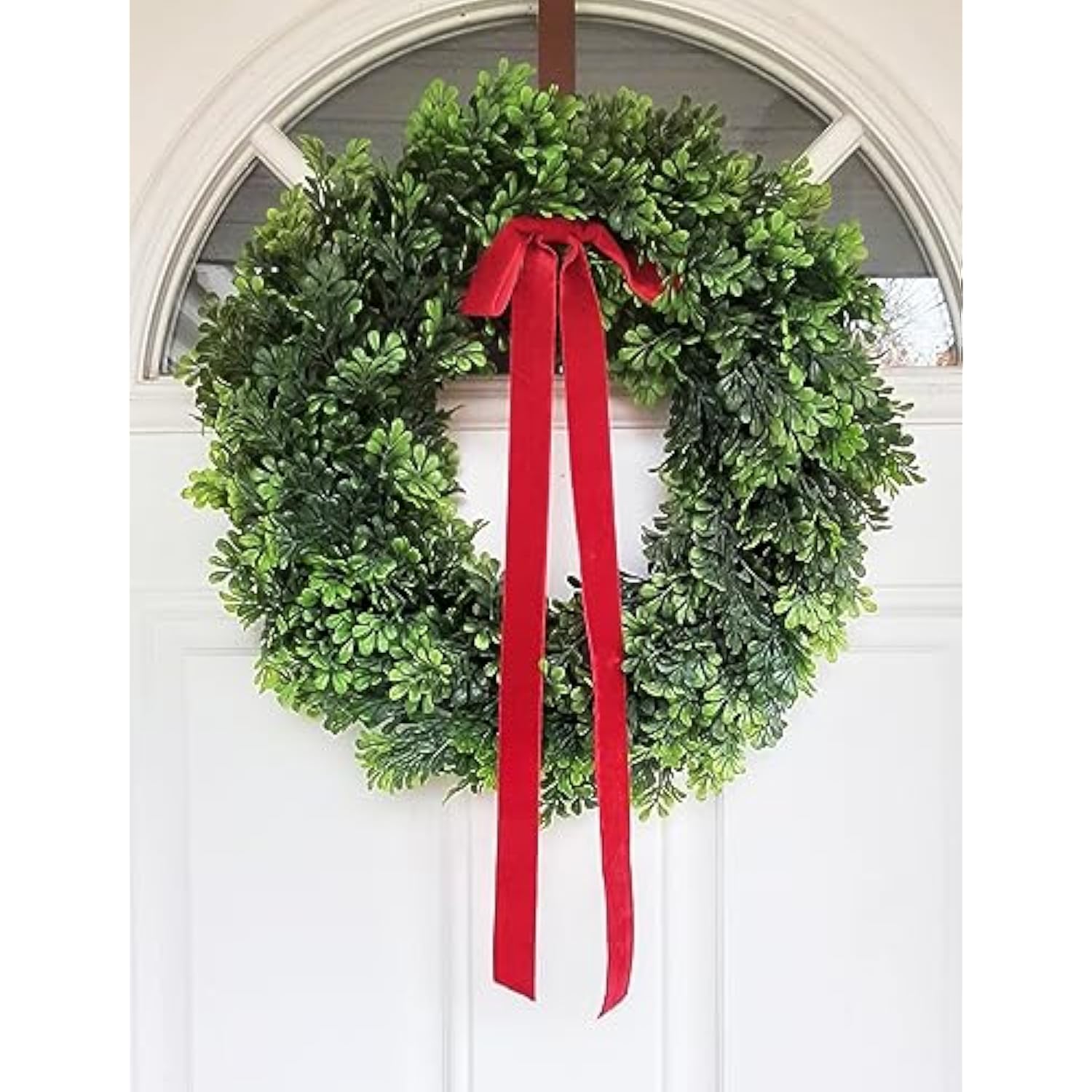 Red Velvet Ribbon 1'' 25 Yards For Christmas Tree, Gift Wrapping, Flower Bouquet, Wreath Decorations, Bow Making