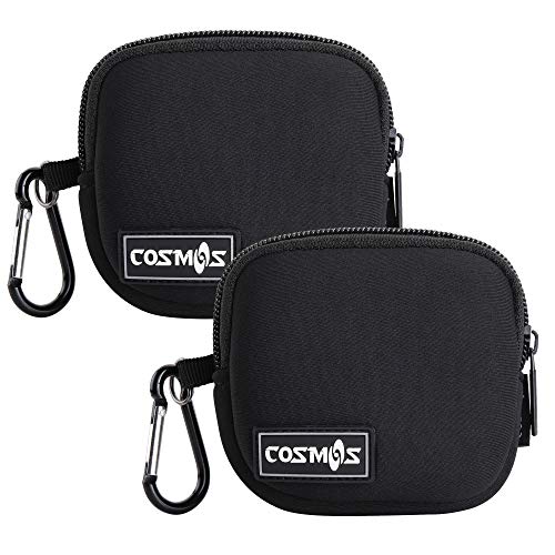 Pack Of 2 Mini Pouch Case Bag Small Travel Storage Carrying Bag Compatible With Magsafe Power Adapter, Laptop Accessories Cables, Cords, Usb Drives, Earphones