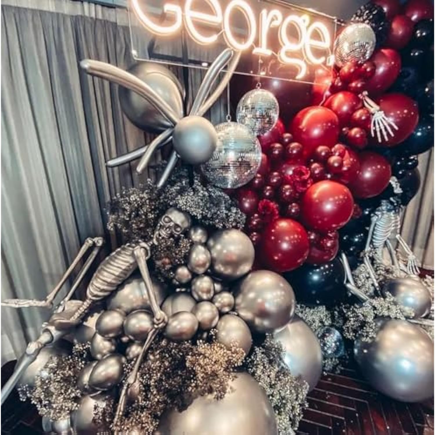 12 Inch Metallic Silver Balloons, 50 Pcs Latex Helium Metallic Balloons For Kid'S Birthday Party, Baby Shower, Wedding, Graduate Party Decorations