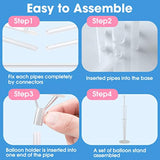 4 Sets Balloon Stand Kits, Balloon Sticks Holder With Base For Table Graduation Birthday Baby Shower Gender Reveal Party Decorations