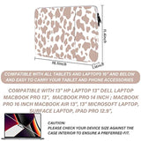 Laptop Sleeve Bag 15.6-16 Inch,Compatible With Macbook Air 15 Inch M2 2023 A2941/16 Pro M2 A2780 M1 A2485 /Pro Retina 15 A1990,Chromebook,Hp,15.3-16 Inch Notebook (Brown Cow)
