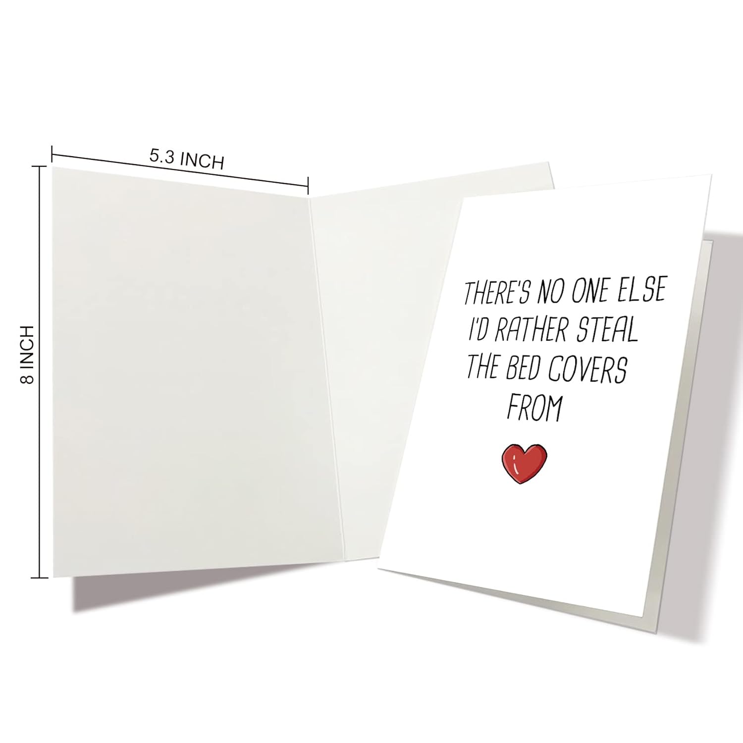 Funny Valentine'S Day Card For Him Her, Hilarious Anniversary Card For Husband Wife, Steal The Bed Covers Card
