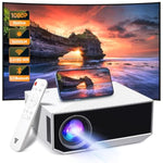 Projector With Wifi And Bluetooth, 16000Lumens Portable Mini Projector,Native Full Hd 1080P Outdoor Movie Projector,Smart Projector Compatible With Android/Ios/Windows/Tv Stick/Hdmi/Usb