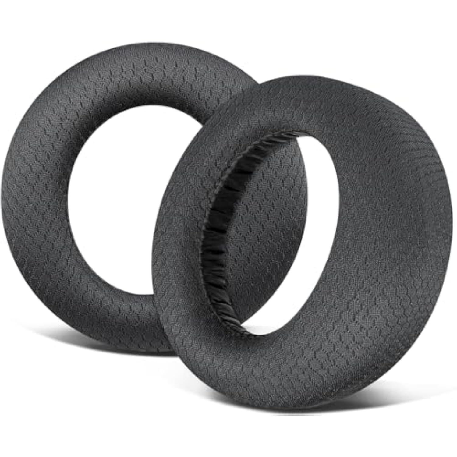 Mesh Fabric Earpads Cushions Replacement For Sony Playstation 5 Pulse Ps5 3D Wireless Headset, Ear Pads Cushions With Noise Isolation Foam - Black