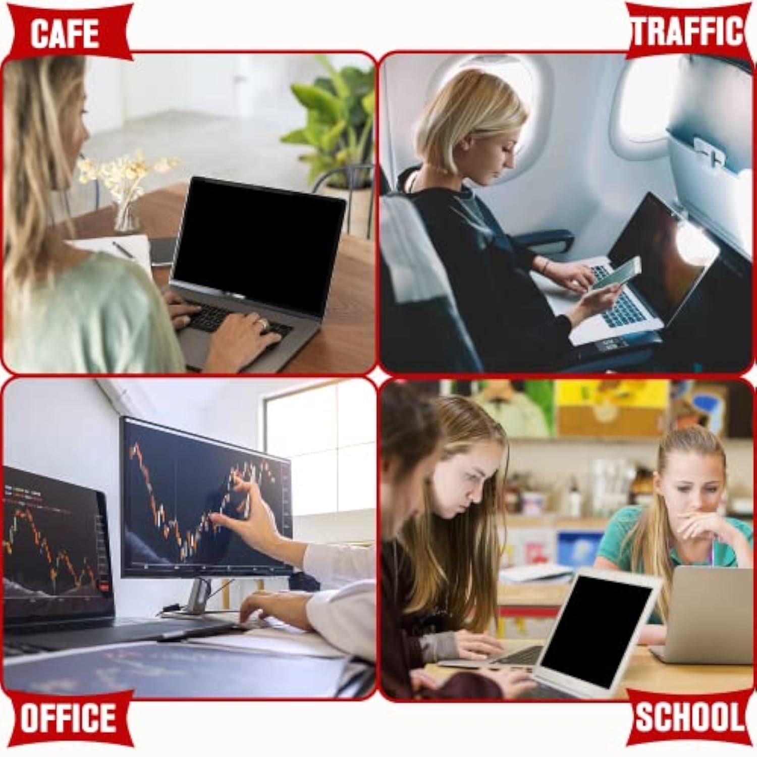 34 Inch(diagonal) Computer Privacy Screen Filter (31 1/2 × 13 1/8) With Anti Glare