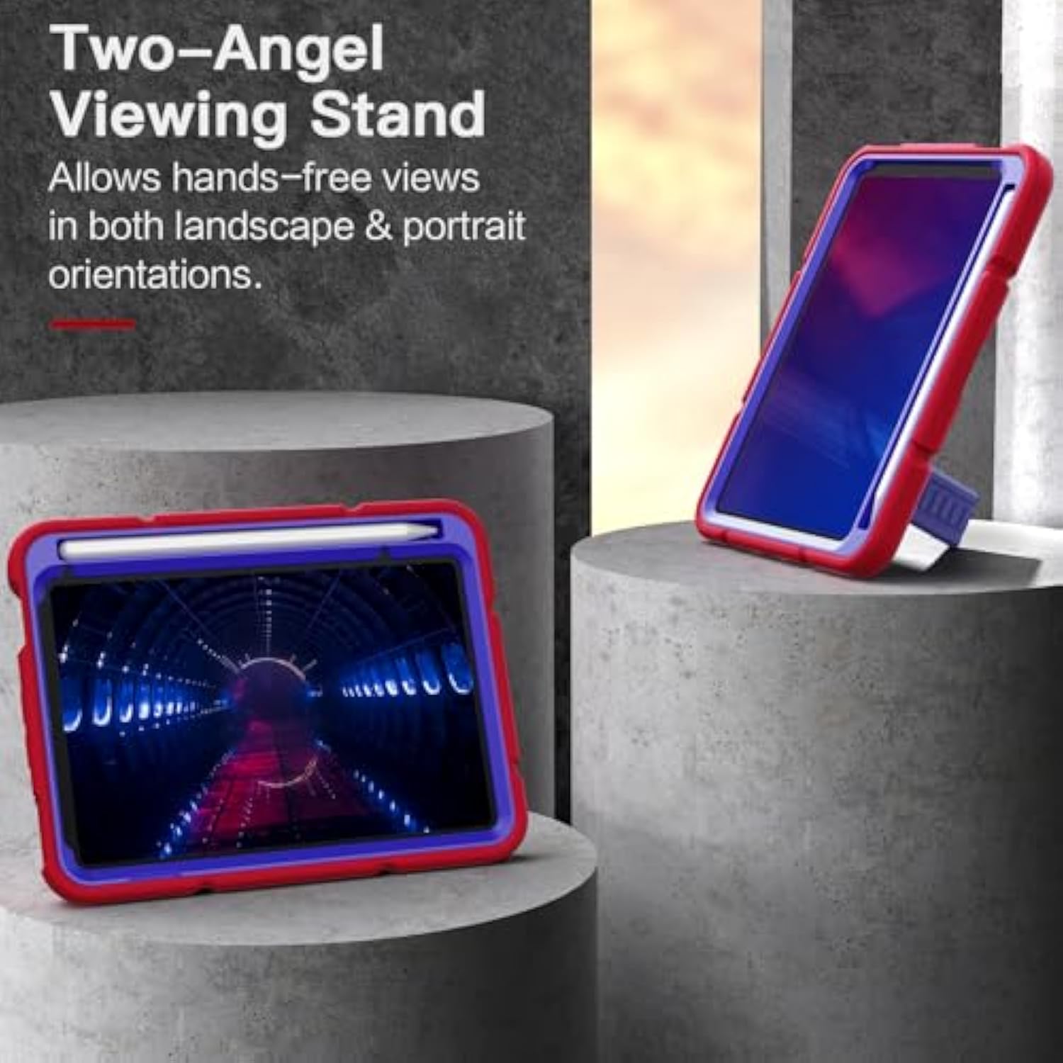 Case For Ipad Mini 6, For Ipad Mini 6Th Generation, Heavy Duty Shockproof Rugg
