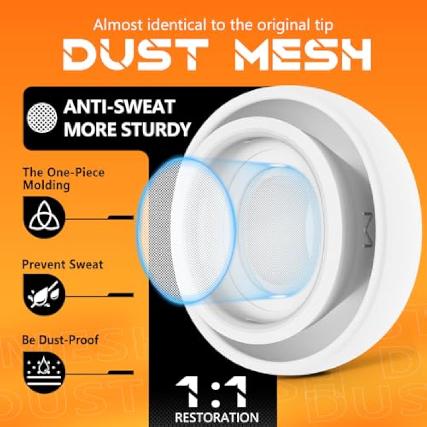 4 Pairs Replacement Ear Tips For Airpods Pro 2Nd/1St Generation With Portable Storage Box & Cleaner Pen,Noise Reduction Holewith & Built-In Dust Guard Screen,Silicone Ear Tips For Airpods Pro (White)