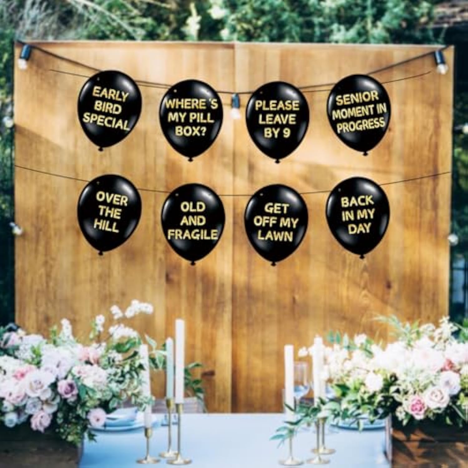 50th Birthday Banner Pre-Strung Funny Abusive Decor for Men Women Party Supplies