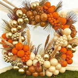 Fall Balloon Arch Kit 133pcs Orange Gold Brown Balloons for Thanksgiving Baby Shower Party