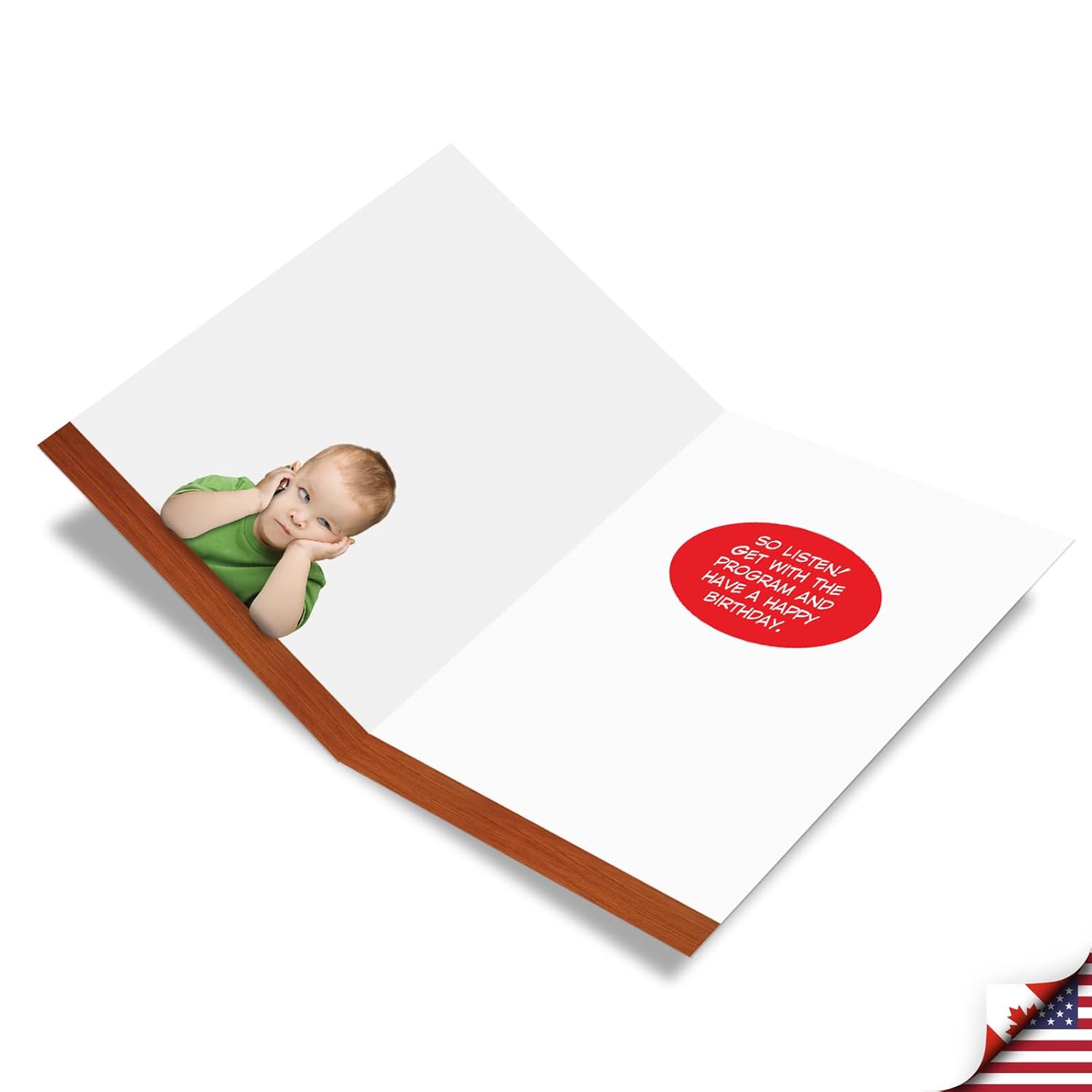 - 1 Jumbo Funny Card For Birthdays (8.5 X 11 Inch) - Cartoon Joke, Humor Bday Card With Envelope - No Grandma Just Double Click J9968