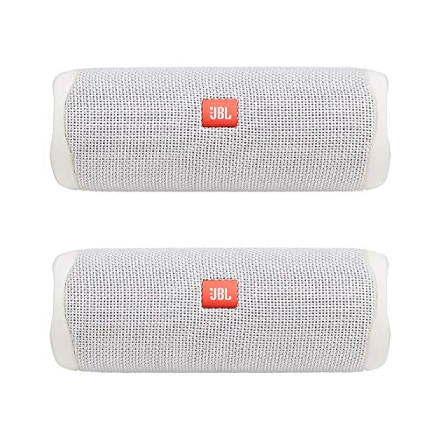 JBL Flip 5 Bundle, White (Pack of 2)
