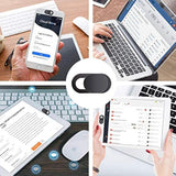 Webcam Cover,3 Pcs Camera Cover Slide, Ultra-Thin Webcam Cover Slide Compatible For Laptop Desktops, Macbook, Pc, Tablet, Cell Phone And More Accessories -Protect Your Privacy Security (3-Pack)