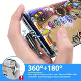 Magnetic Charging Cables For Multiple Device (3/6/10Ft Black),3 In 1 540° Rotating Magnetic Phone Charger Cord,(Avoid Port Wear,Led Light) Multi Magnet Tips Charge Any Micro Usb,Usb C,Iproducts