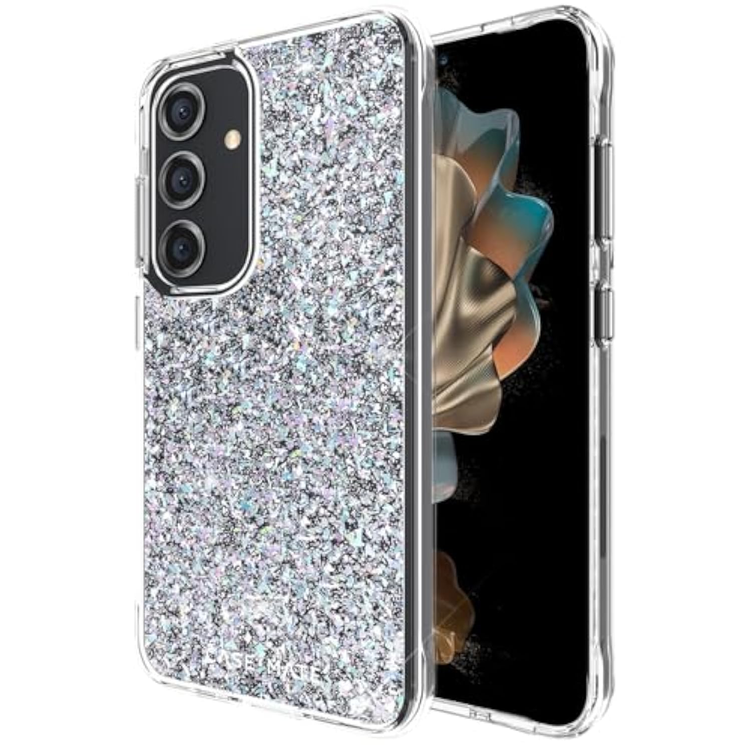 Case-Mate Samsung Galaxy S24 Case [6.2"] [12ft Drop Protection] [Wireless Charging] Twinkle Disco Phone Case for Samsung Galaxy S24 - Luxury Bling Glitter Cover with Anti-Scratch, Shockproof, Slim Fit