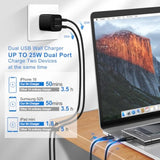 For Samsung Charger Super Fast Charging For Galaxy A36 A16 5G A17 A56 A26 S25 Ultra S25 Plus A35 S24 Fe A15 A25, 25W Dual Usbc Samsung Phone Wall Charging Block 32W Car Charger Usb C To C Cable 3+6Ft