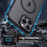 iPhone 13 Pro Max Magnetic Case Magsafe Compatible Soft TPU Shockproof Black