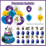 Walle Science Fiction Party Supplies With Happy Birthday Banner, Cupcake Cake Toppers, Balloons For Fans Birthday Party Baby Shower Decorations