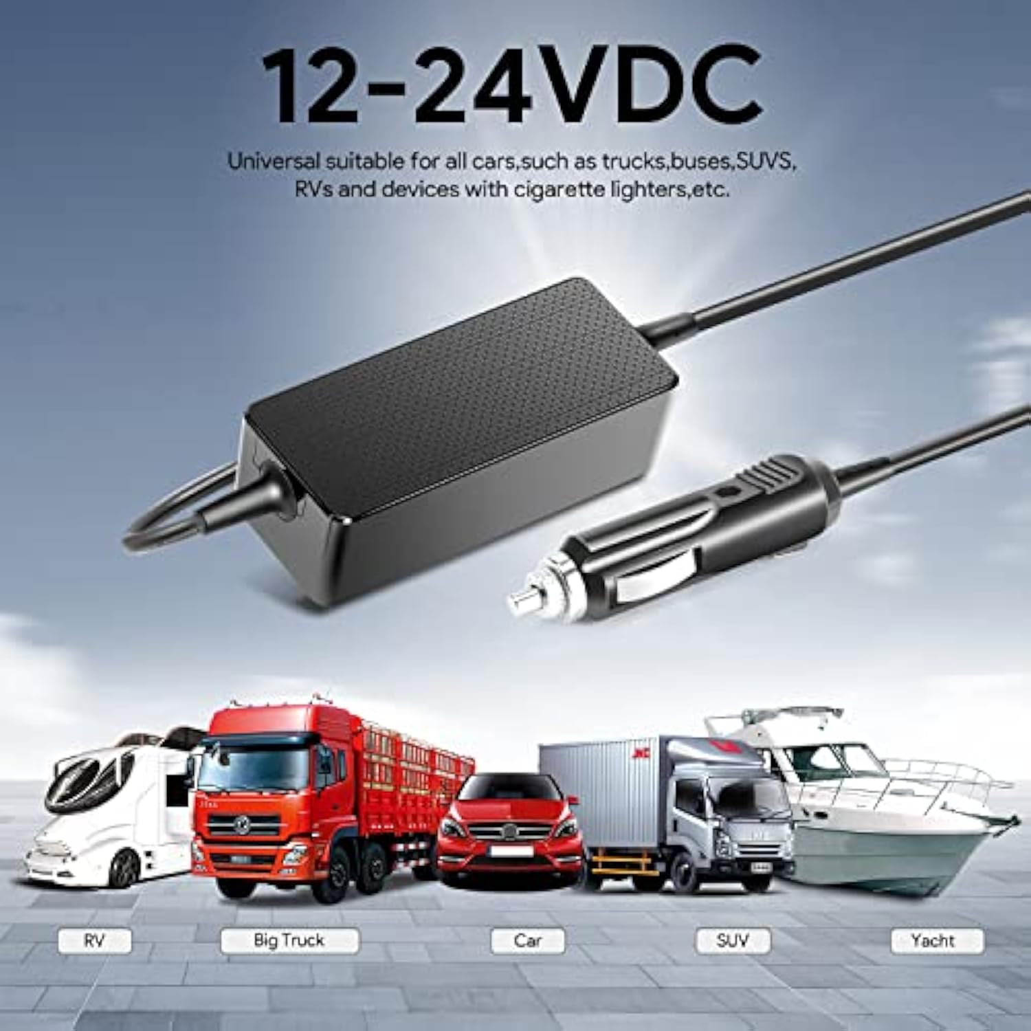 For Panasonic Toughbook Car Charger, 12V-24V Dc Adapter Cf-Aa5713Am For Panaso