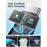 Usb C To Usb C Cable 60W [6.6Ft/3 Pack] Usbc To Usbc Cable Fast Charging Braided Type C To C Charger Cord For Iphone 17 16 15 Pro Max, Samsung S24/S23 Ultra, Macbook, Ipad Pro Air, Pixel