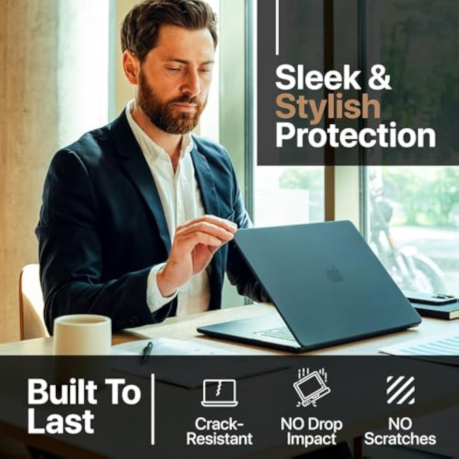 Kuzy for MacBook Pro 14 inch Case 2025 2024 2023 2022 2021 M4 M3 M2 M1 Pro Max A3401 A3185 A3112 A2992 A2918 A2779 A2442 Protective Hard Shell Cover - Anti-Fingerprint - Matte Finish, Space Black