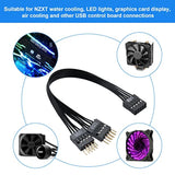 9-Pin Usb2.0 Extension Cable, 9Pin To Dual Pin Extension Port,Usb Cable For Co