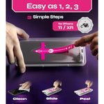Screen Protector Compatible With Iphone 11 / Xr (2Pack), Easy Auto-Align Install Kit, 6.1" Tempered Glass, 9H Hardness, Ultra Hd Clear, Case Friendly, Easyshield