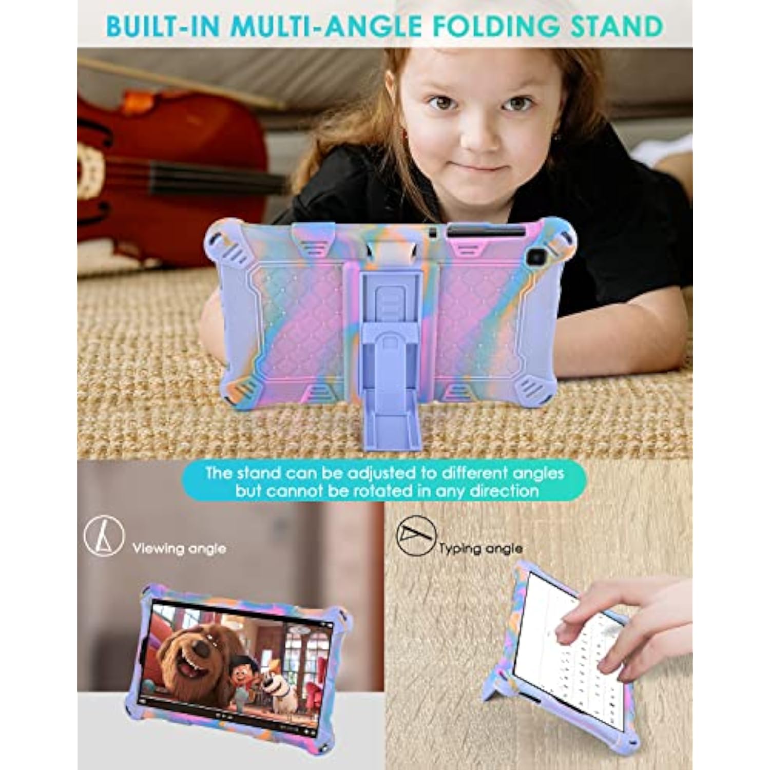Case For Samsung Galaxy Tab A7 Lite 8.7 Inch 2021 Sm-T220/T225/T227U, With Sty