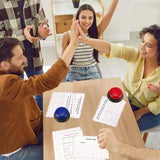 Bridal Shower Friendly Feud Game With 2 Answer Buzzers, Wedding Feud Cards For Family Game Night Fun Trivia Quiz For Bachelorette Party Family Guests Bridemaids