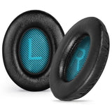Replacement Ear-Pads For Bose Quiet-Comfort Qc 35 (Ii) 25 15 2 Headphones, Tear-Proof Cushion For Qc35 (Ii) Ae2 Qc25 Qc15 Qc2 Soundtrue/Soundlink Ae2I / Ae2W Around-Ear Headphones (Black)
