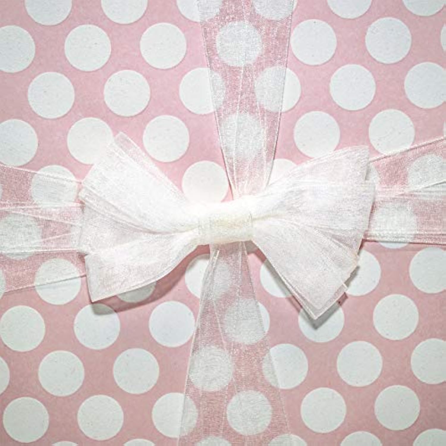91803/100-601 Organdy Nylon Ribbon, 5/8-Inch By 100-Yard, White