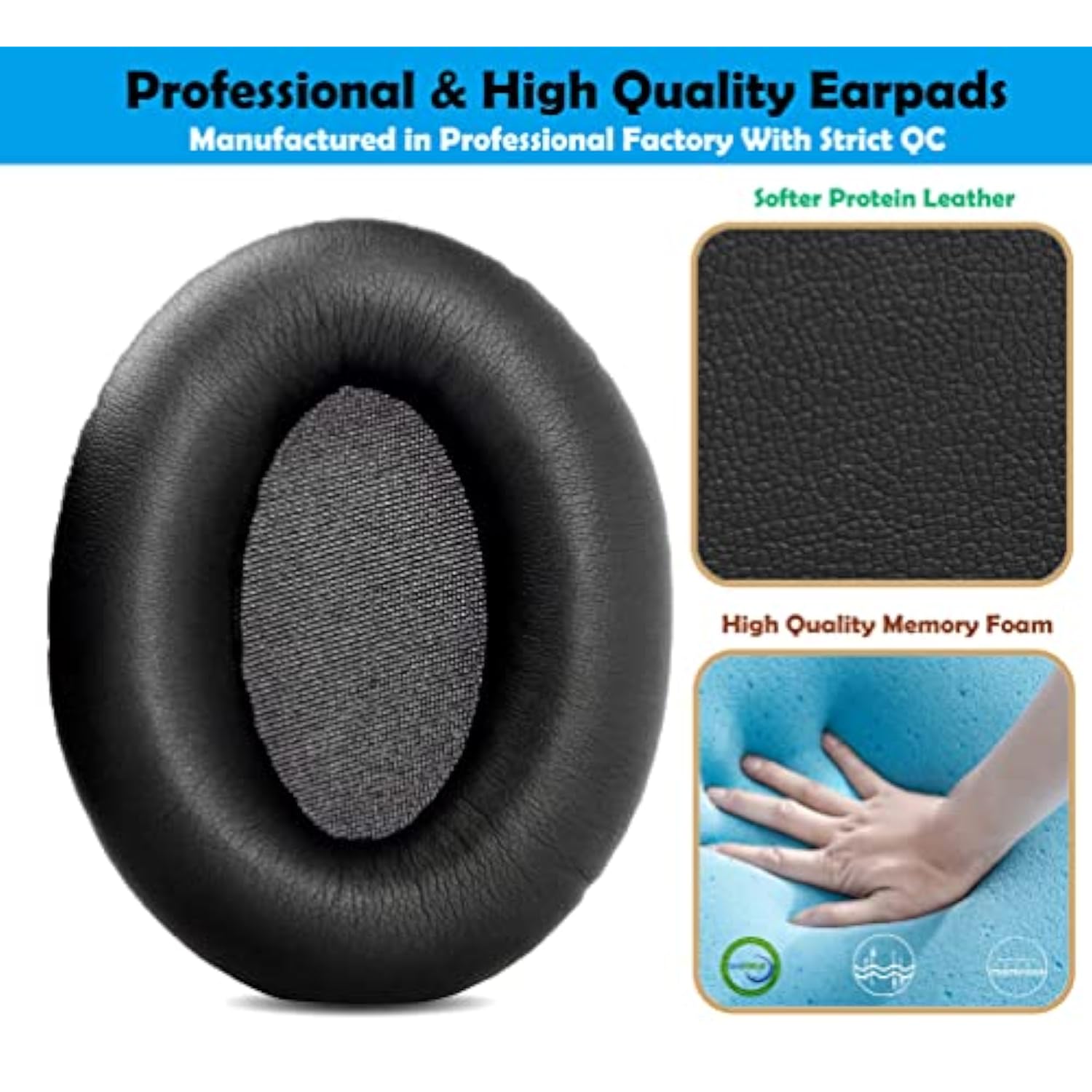 Supreme Comfort Headphone Earpads Headset Replacement Ear Pads Compatible With Srhythm Version Nc25 Nc35 Headphone