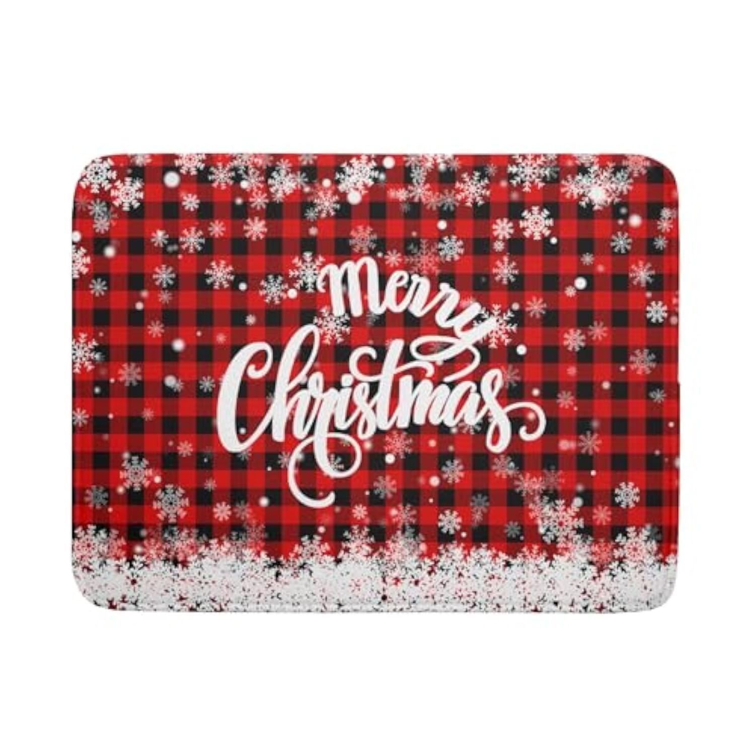 Christmas Dish Drying Mats For Kitchen Counter 18"X24" Merry Christmas Snowflake Microfiber Reversible Drying Mat Kitchen Accessories Christmas Dish Drainer Pad For Coffee Bar Tableware Protector