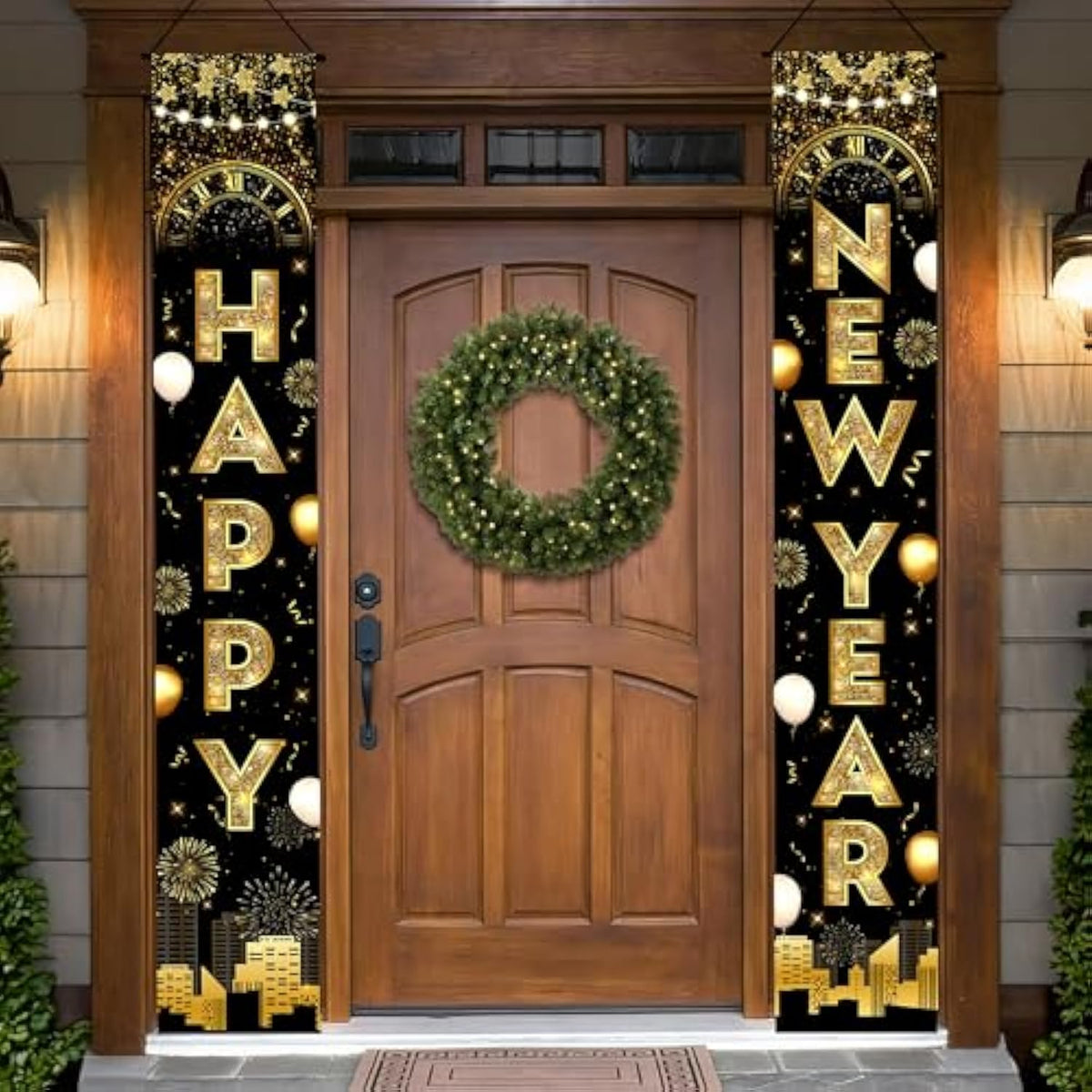 Extra Large 72x12 Inch Happy New Year 2026 Door Banner Party Decor