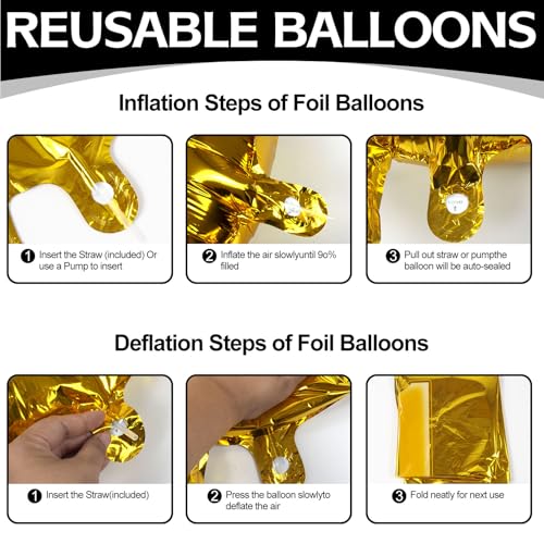 10 Pcs Soccer Balloons with Trophy for Birthday and Game Day Decorations