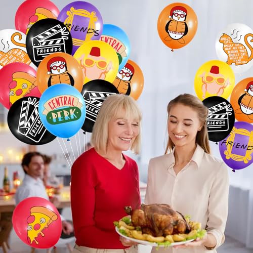 49Pcs Friends Themed Party Decorations Balloons Friends Party Decorations Friends TV Show Decorations Friends Bachelorette Party Decor Friends Party Supplies