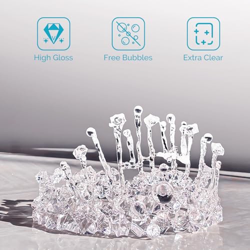 Uv Resin Kit 1000G Bulk No Odor Upgrade Clear Uv Epoxy Resin Hard Fast Cure Resin Kit Jewelry Making Handmade Diy Craft Decoration Coating
