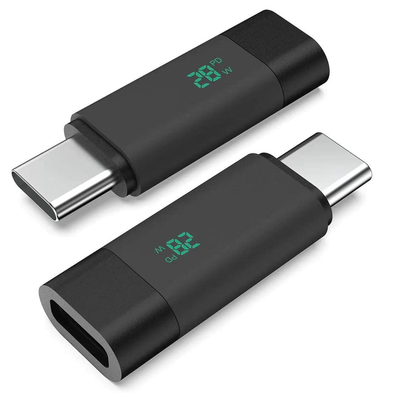 2Pack Usb C Extender Adapter 3.2/40Gbps Short Dock Extension Type-C 8K@60Hz Pd