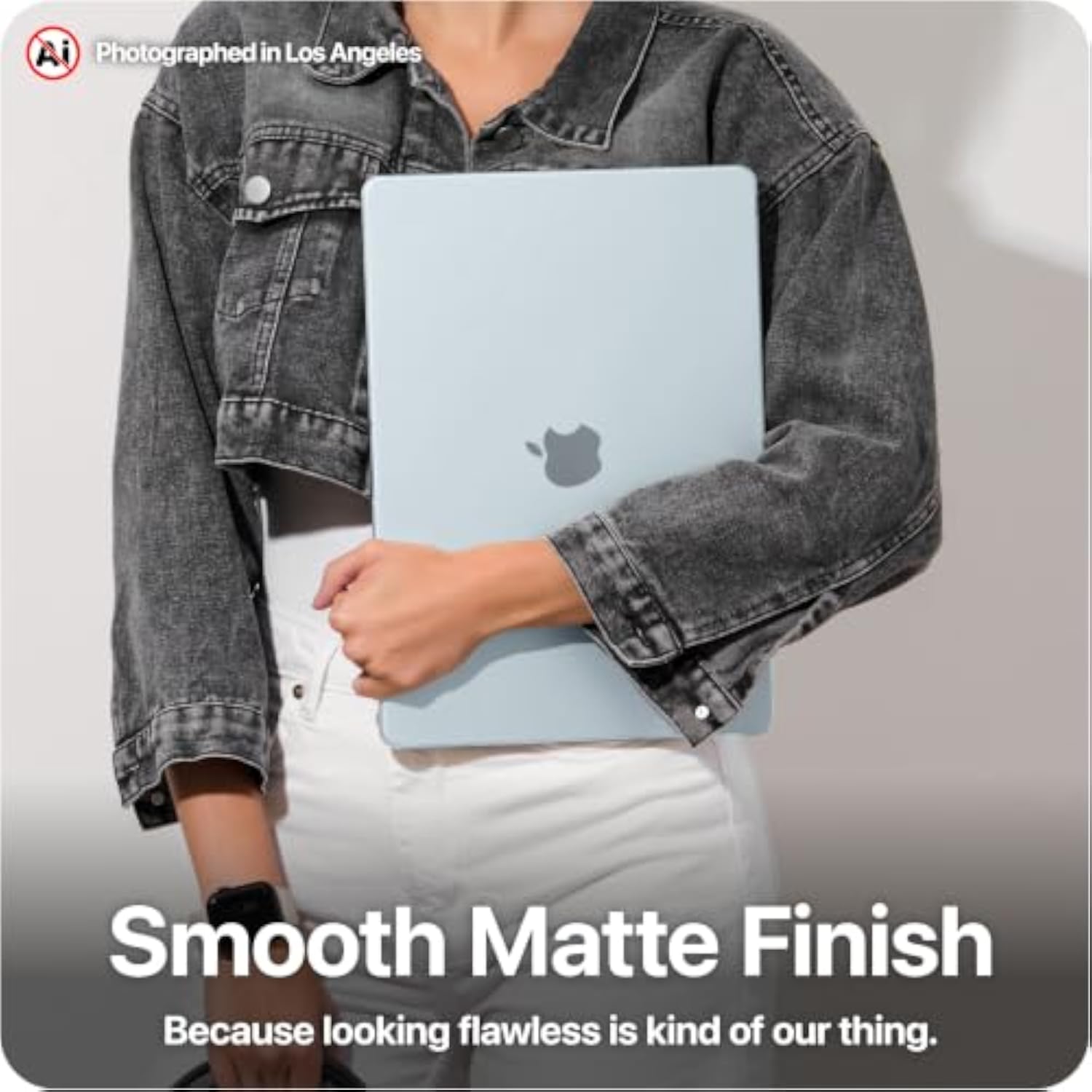 GhostShell Frost Premium Hardshell Case with Scratch-Resistant Textured Matte Finish for MacBook Pro 14" 2021-2026 M5/M4/M3/M2/M1 Pro/Max, Clear